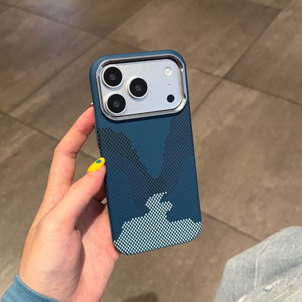 Metal Photo Panel - Luxury Carbon Fiber ForMagsafe Phone Case