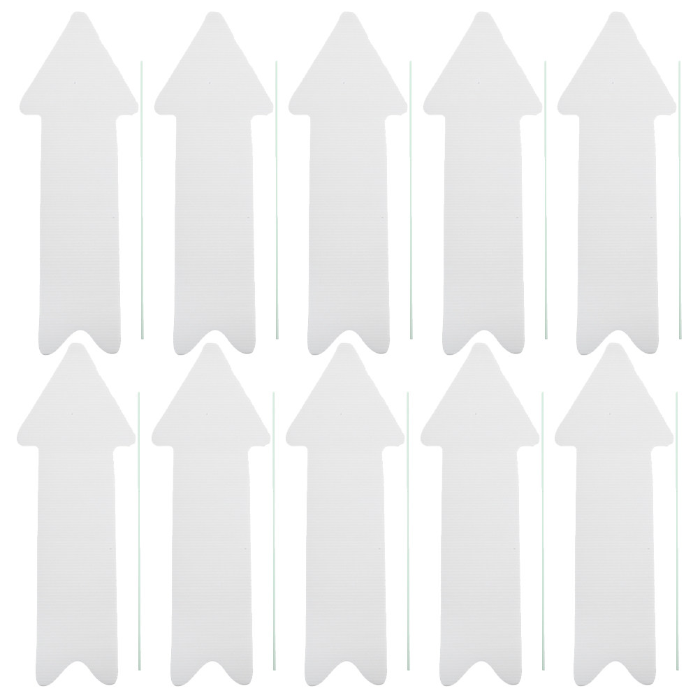 Yard Sign Blank - 10Pcs Arrow Shaped Stake Blank Yard