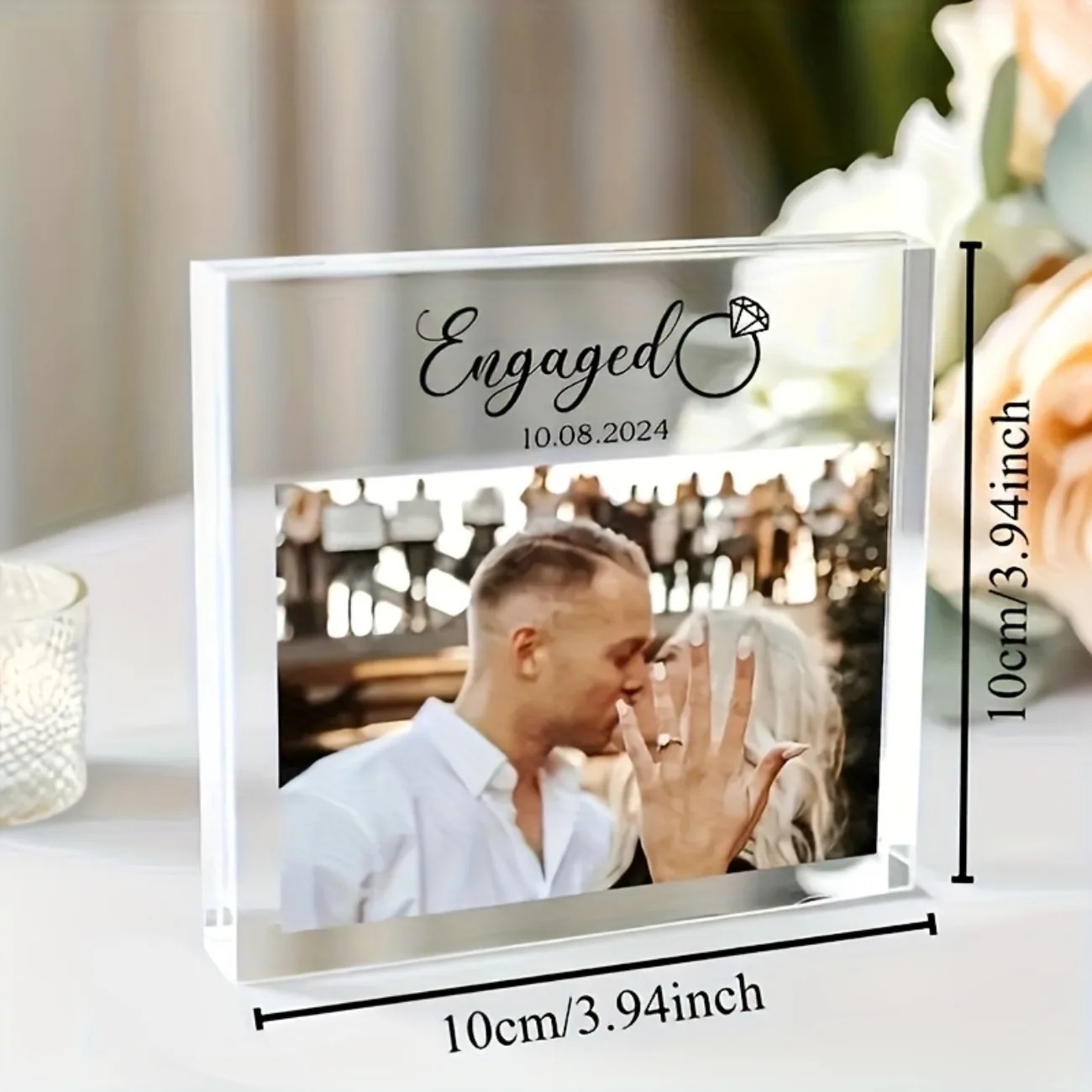 Photo Acrylic Block - [2D Flat] Personalized Acrylic Photo Block
