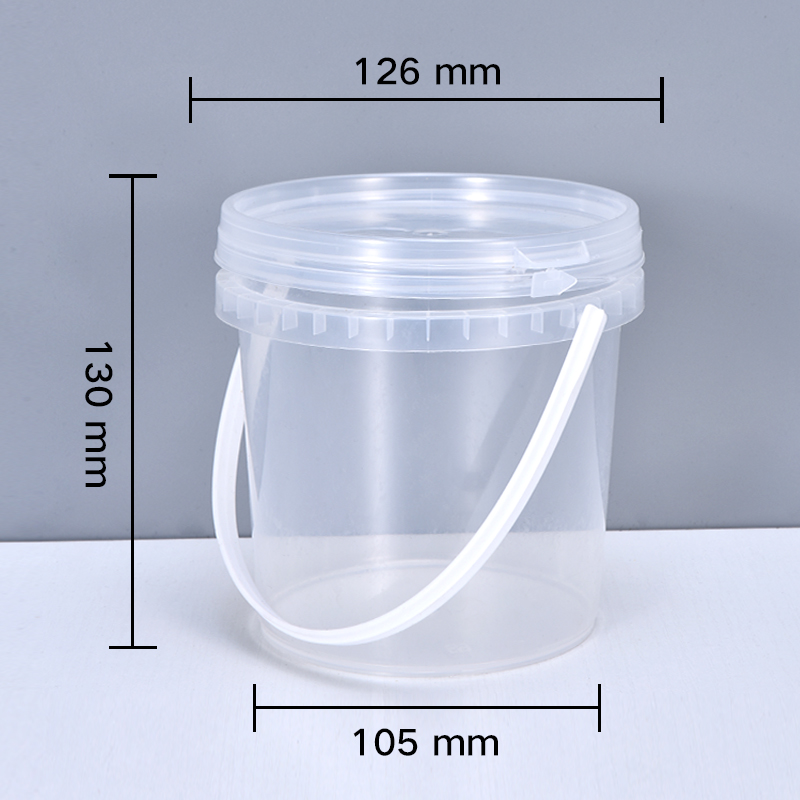 Empty 1L plastic bucket with L - مراجعة Water Bottle Blank وسعره