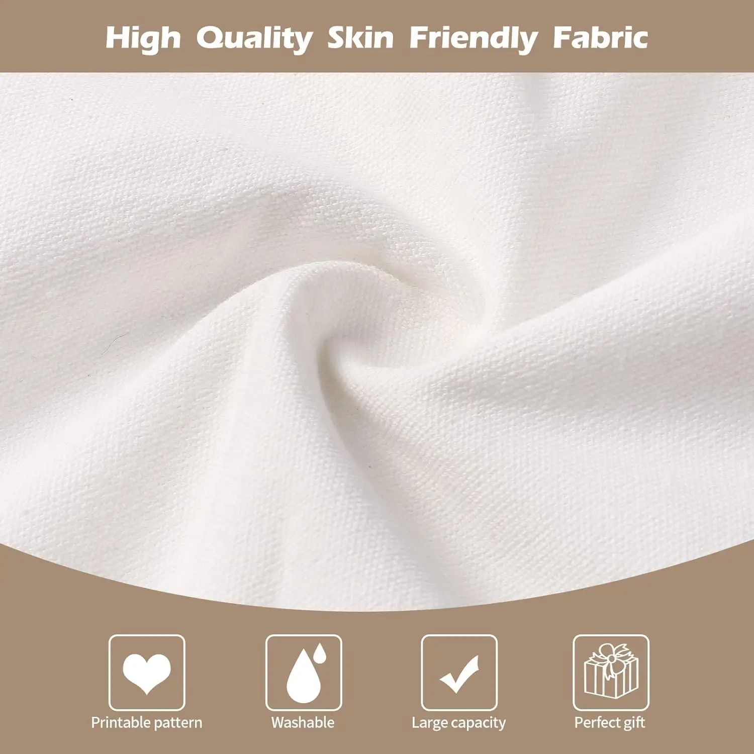 6pcs White Canvas Tote Bags, S - مراجعة Tote Bag Sublimation وسعره