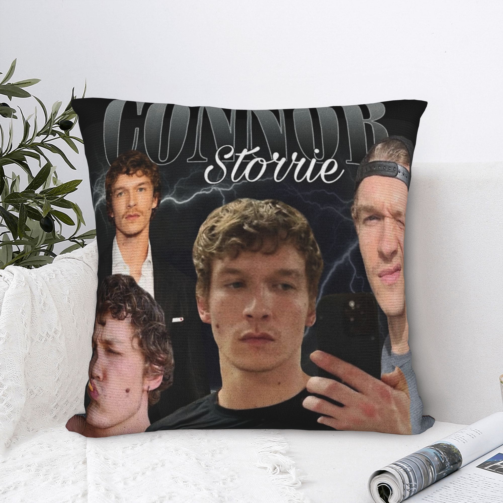 Connor Storrie Heated Rivalry  - مراجعة Pillow Cover Sublimation وسعره