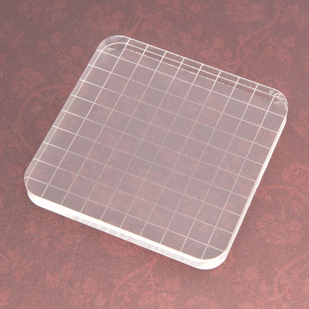 Clear Acrylic Stamp Block Use  - مراجعة Photo Acrylic Block وسعره