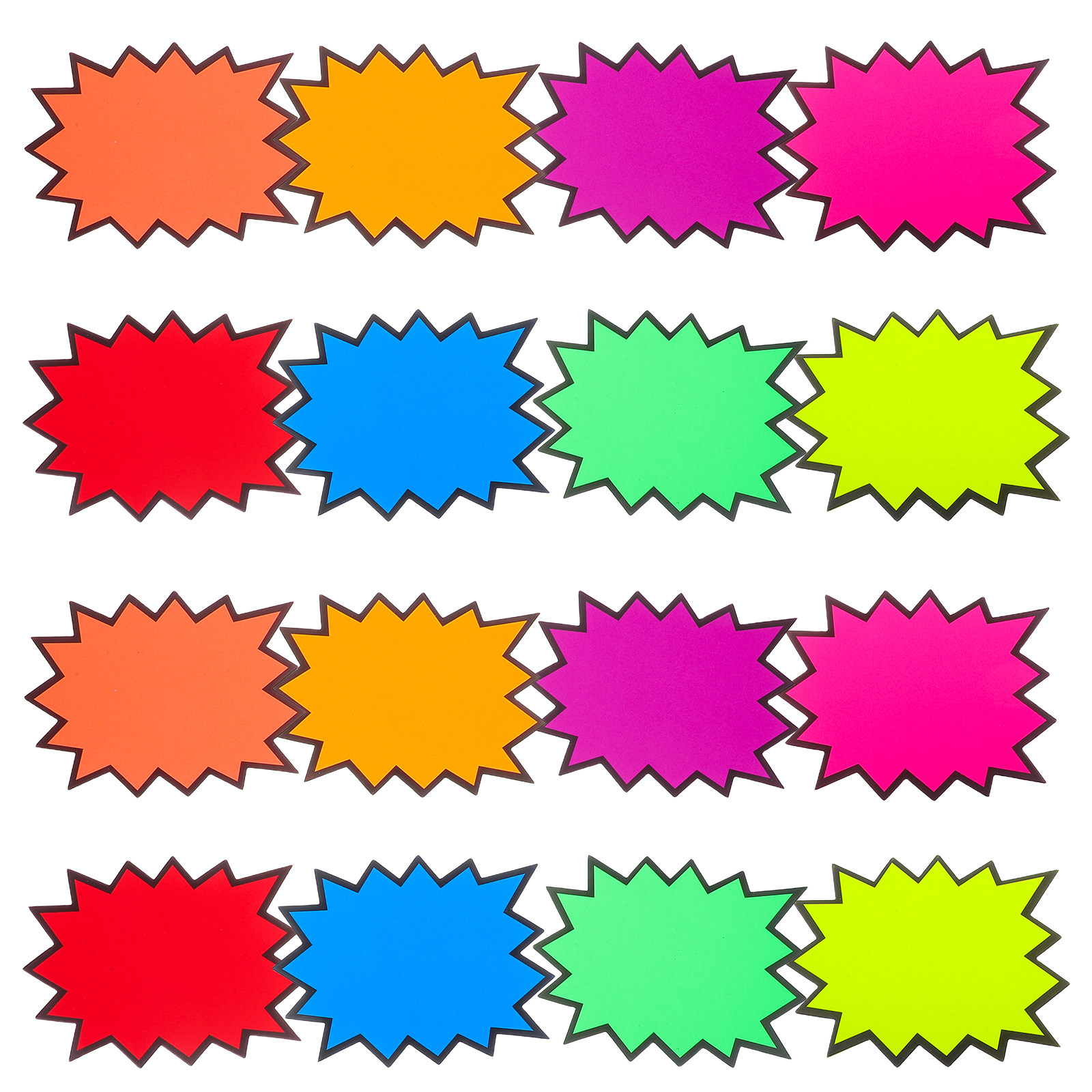 80Pcs Vibrant 8-Color Fluoresc - مراجعة Yard Sign Blank وسعره
