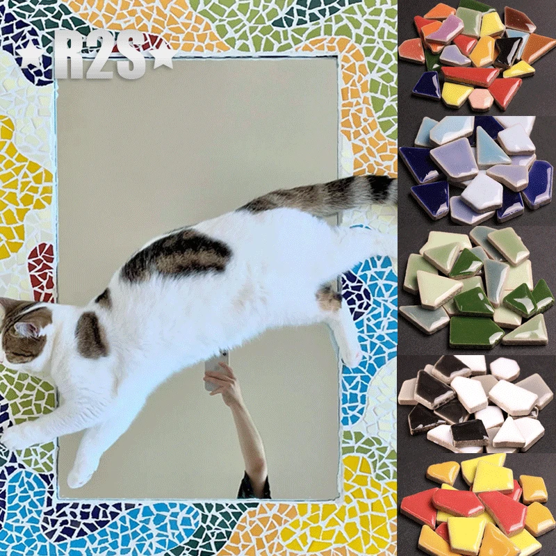100g Porcelain Mosaic Tiles DI - مراجعة Ceramic Tile Blank وسعره