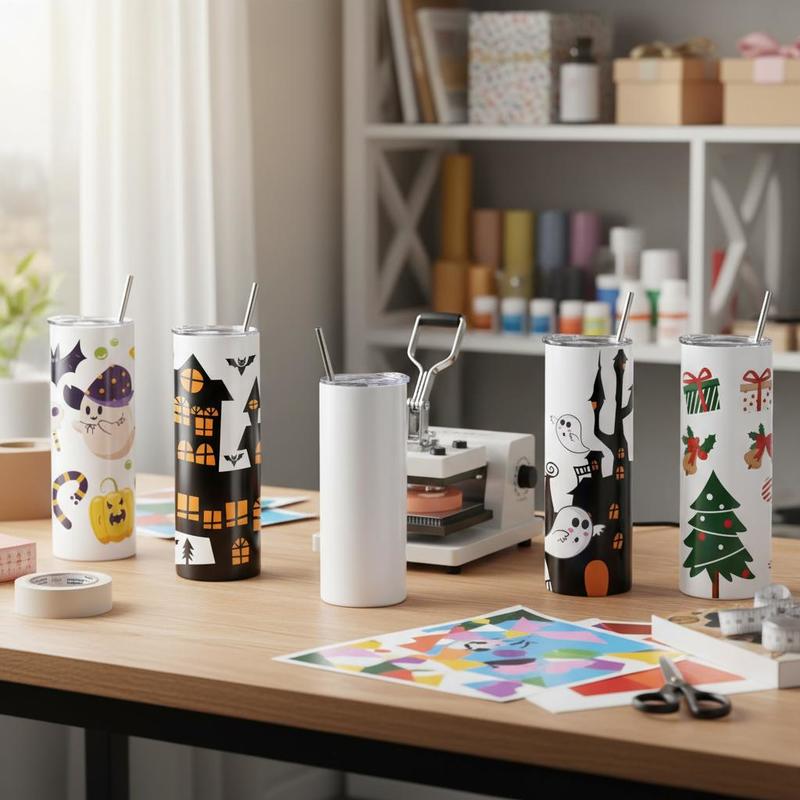 16 Pack Sublimation Insulated  - مراجعة Tumbler 20Oz White وسعره