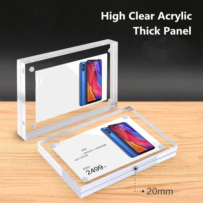 90x55mm Magnetic Acrylic Price - مراجعة Photo Acrylic Block وسعره