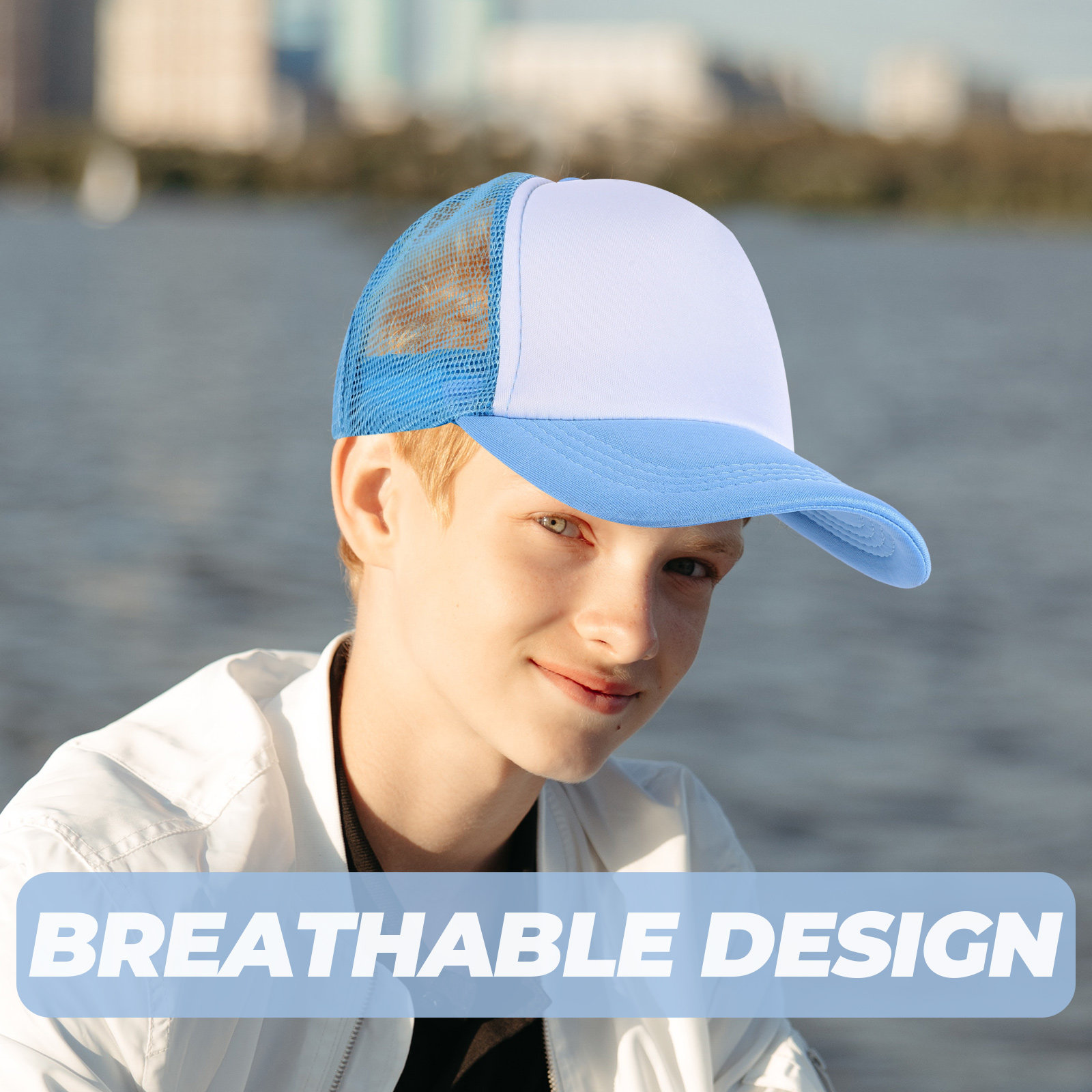 10Pcs Blank Baseball Caps Mesh - مراجعة Hat Sublimation Blank وسعره