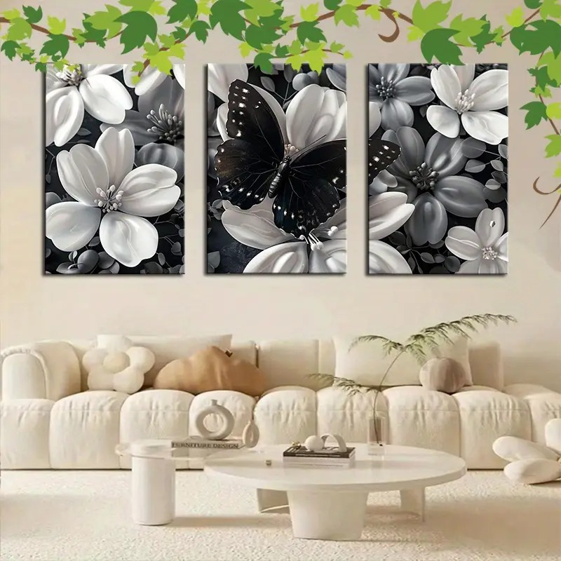 Framed Set of 3 Canvas Wall Ar - مراجعة Canvas Wrap Ready وسعره