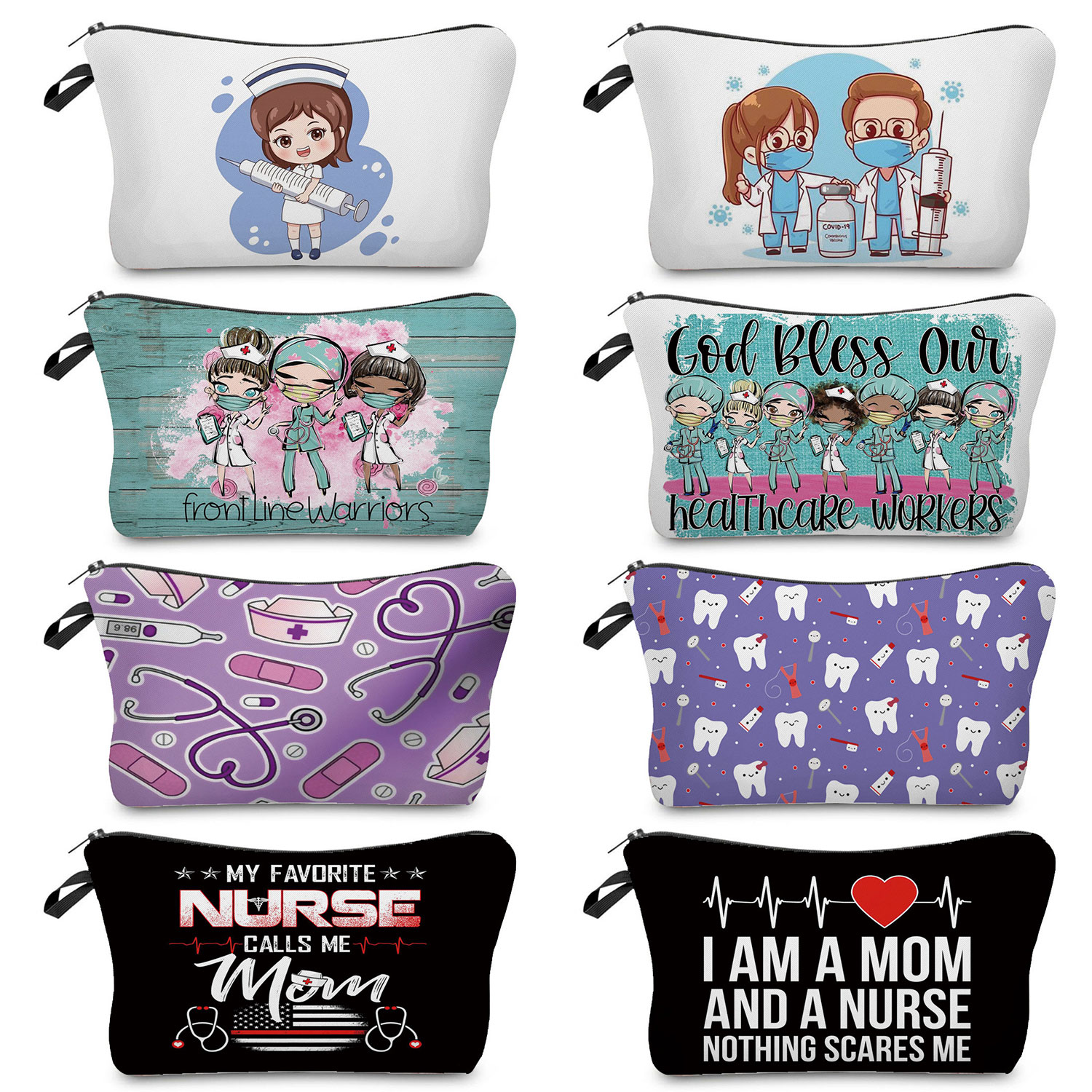 Cartoon Dentist Nurse Print Co - مراجعة Pillow Cover Sublimation وسعره