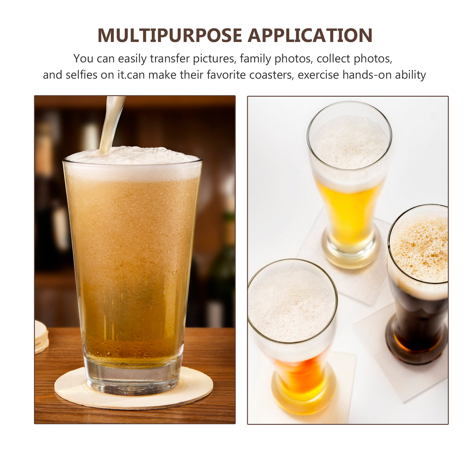30Pcs Sublimation Blank Coaste - مراجعة Coaster Sublimation Blank وسعره