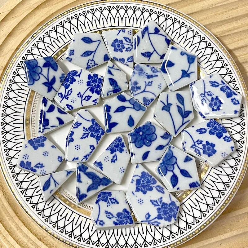100g Oval Ceramic Mosaic Tiles - مراجعة Ceramic Tile Blank وسعره