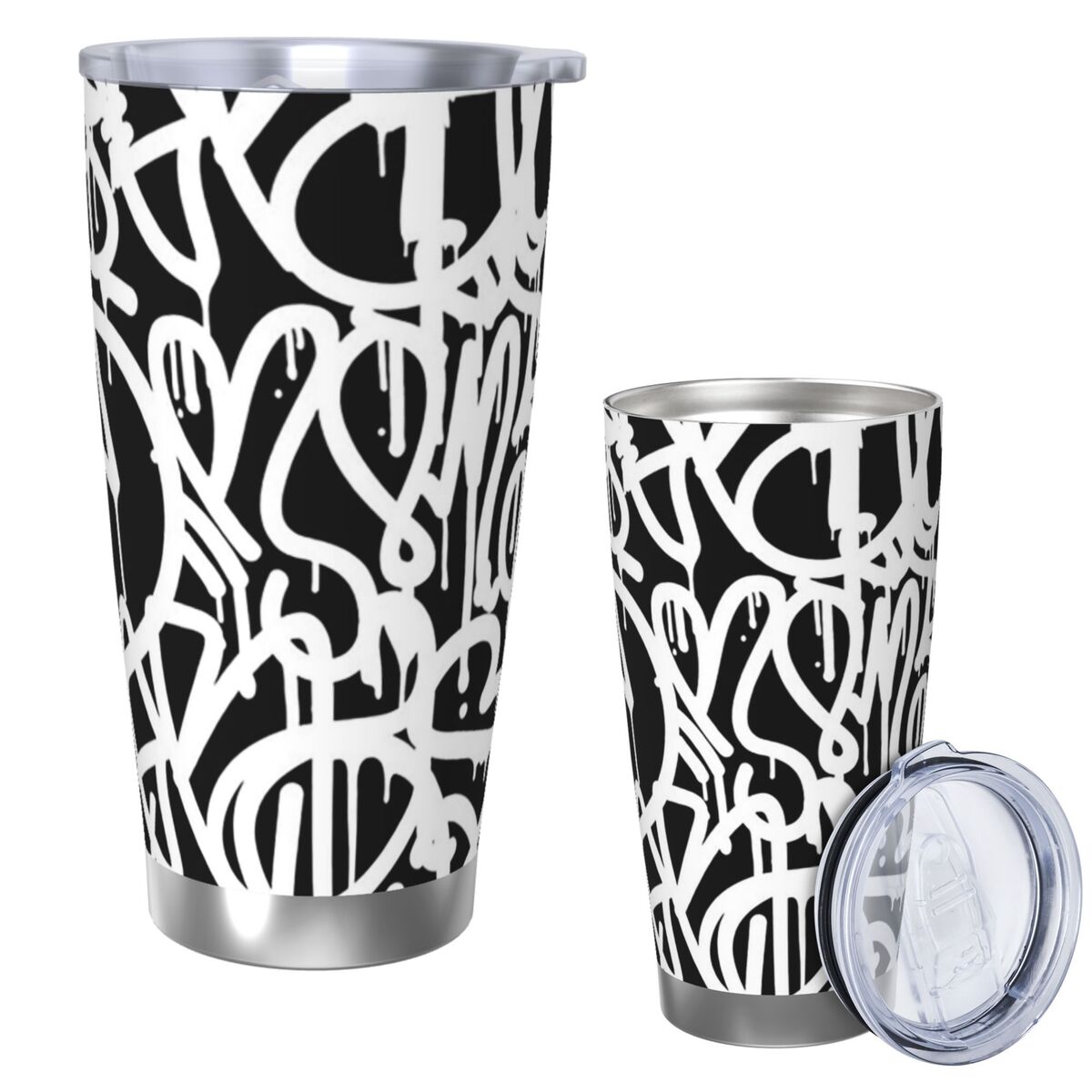 1pc Stainless Steel Water Bott - مراجعة Tumbler 20Oz White وسعره