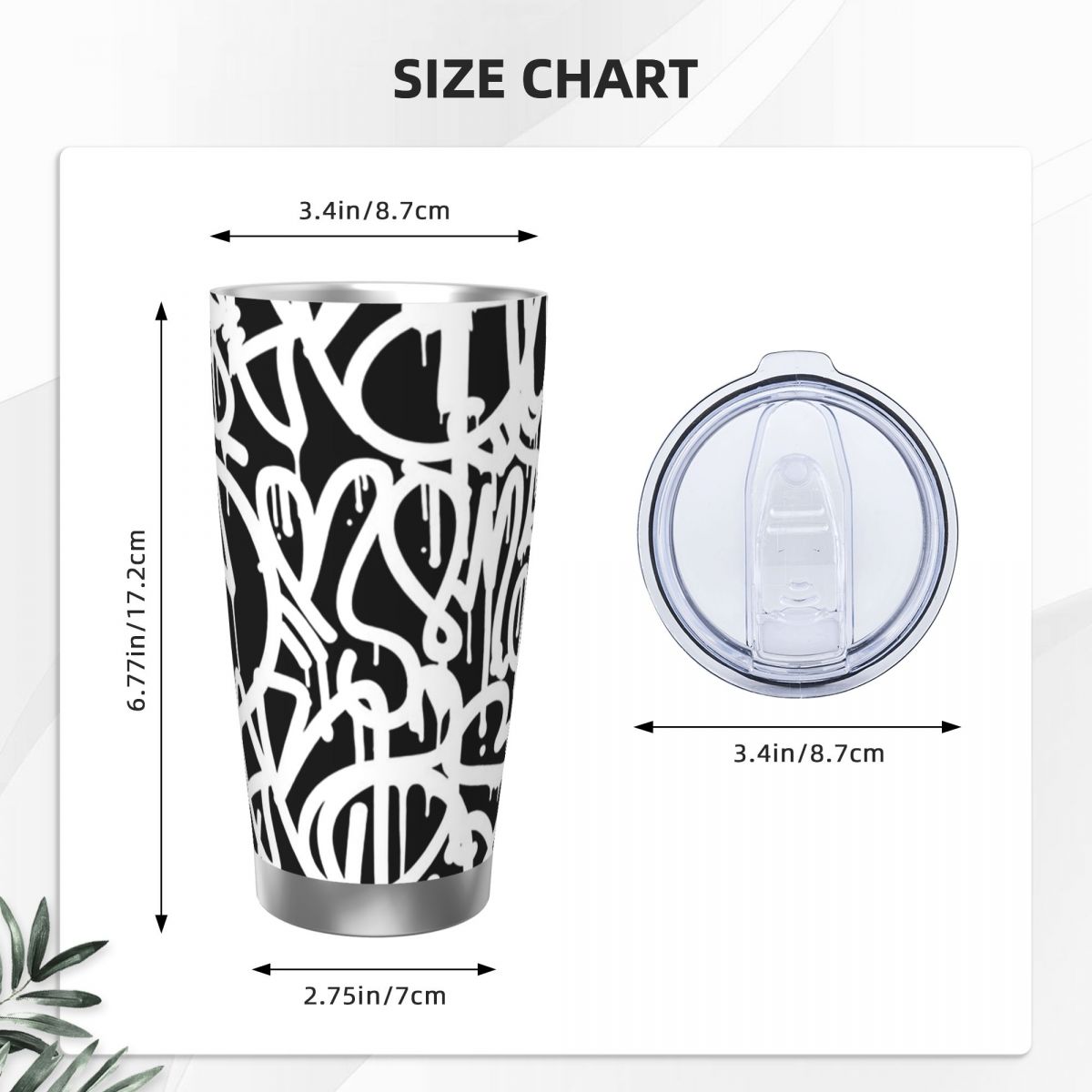 1pc Stainless Steel Water Bott - مراجعة Tumbler 20Oz White وسعره