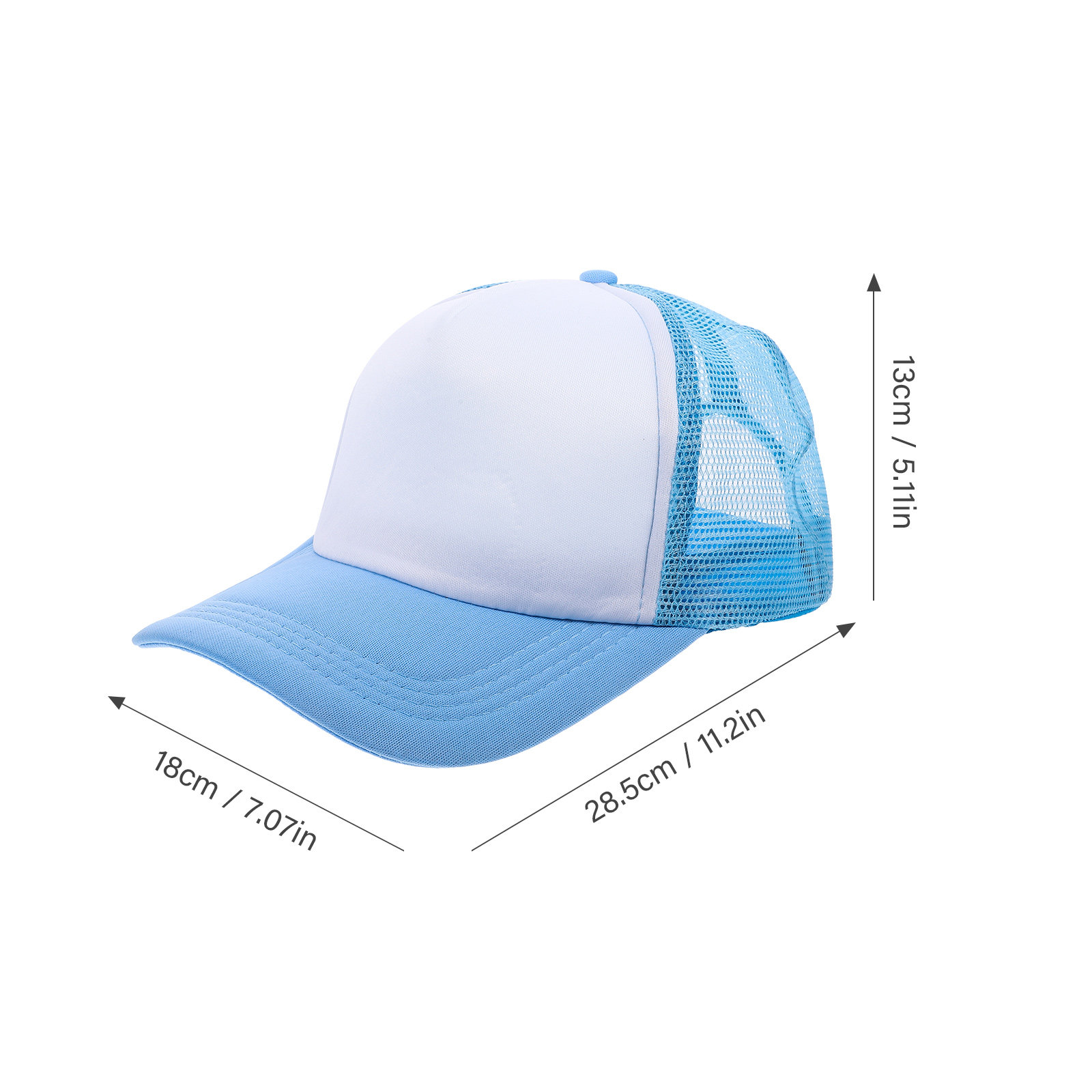 10Pcs Blank Baseball Hats Mesh - مراجعة Hat Sublimation Blank وسعره