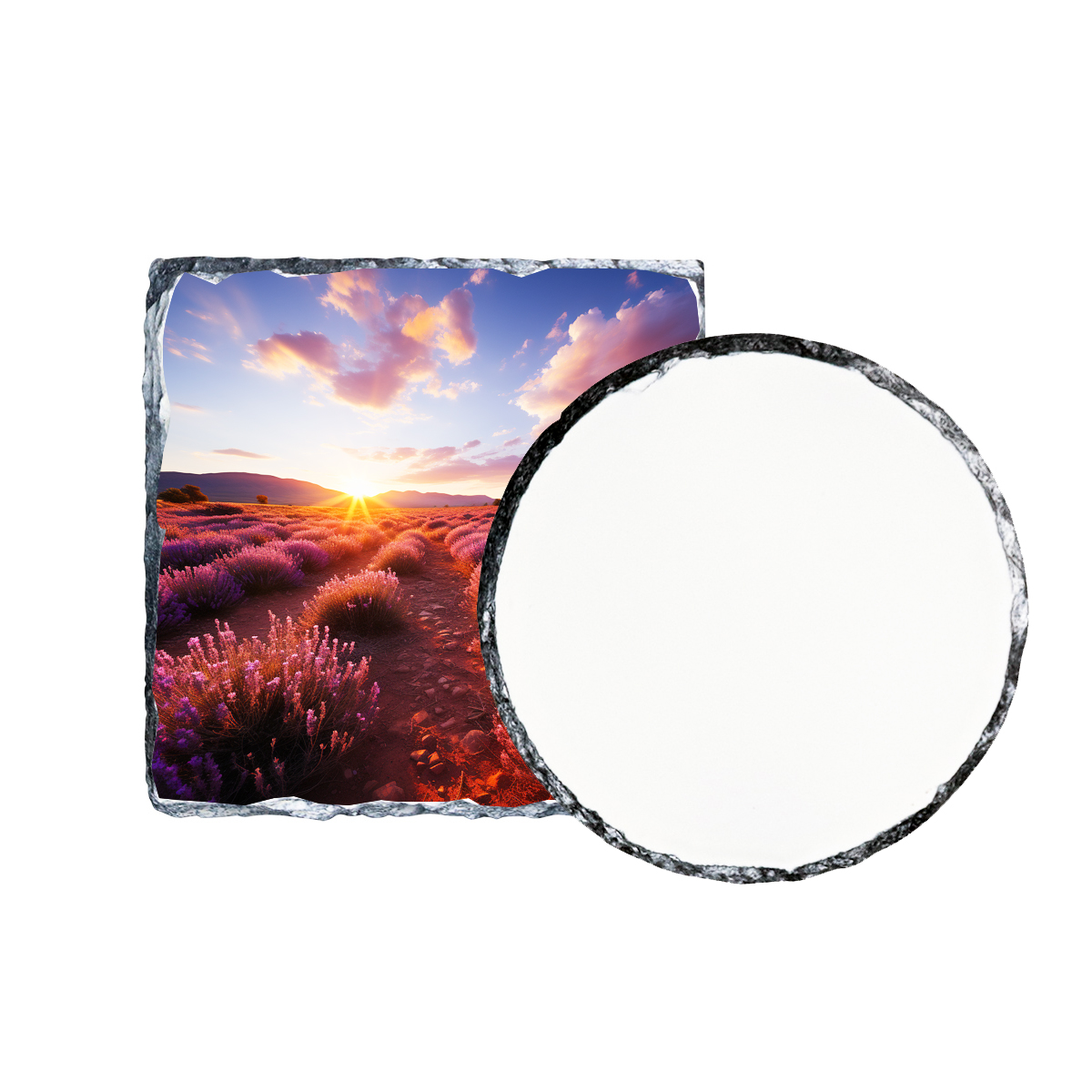 Round Sublimation Slate Coaste - مراجعة Coaster Sublimation Blank وسعره