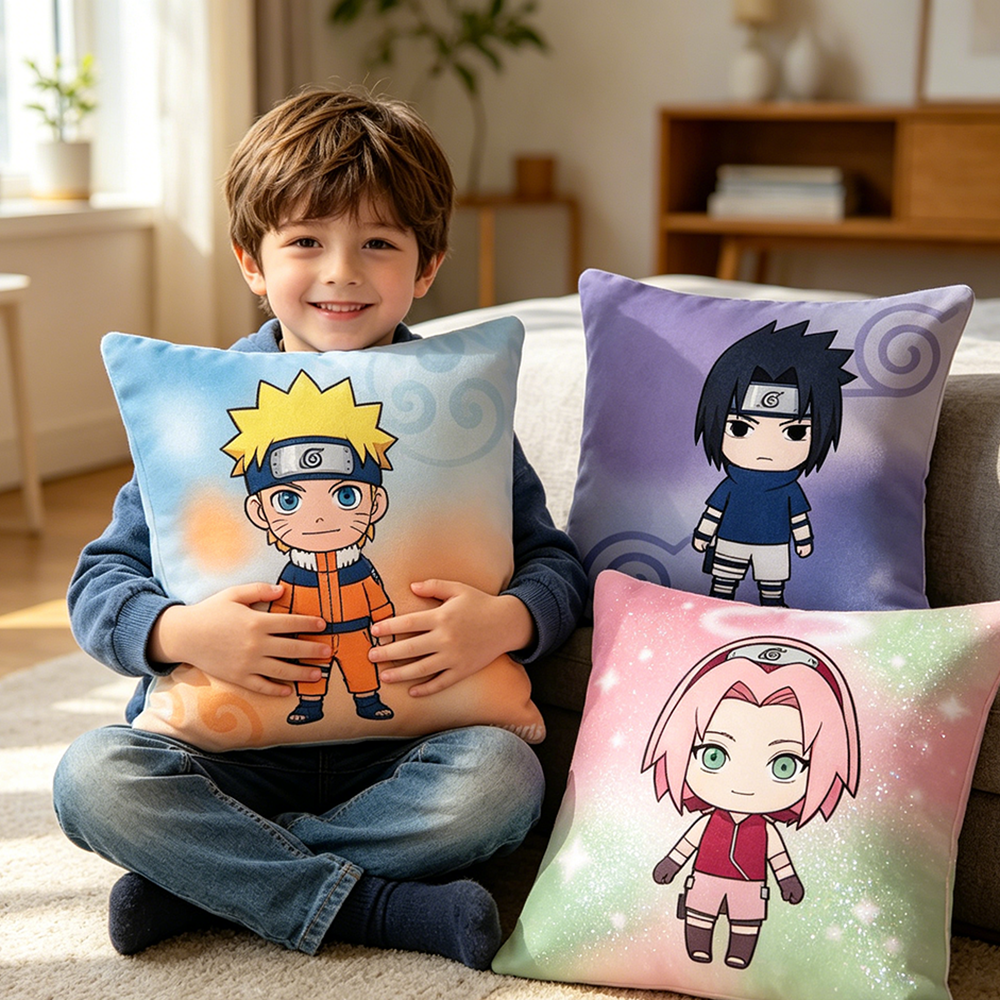 Uzumaki Naruto Fashion Decor T - مراجعة Pillow Cover Sublimation وسعره