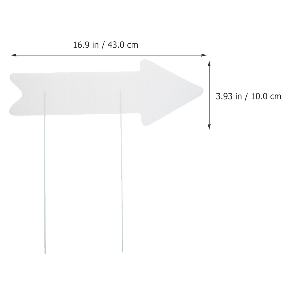 10Pcs Arrow Shaped Stake Blank - مراجعة Yard Sign Blank وسعره