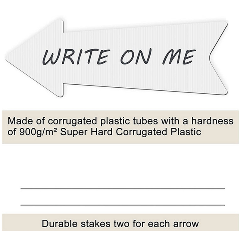 B50C Directional Arrows Signs  - مراجعة Yard Sign Blank وسعره