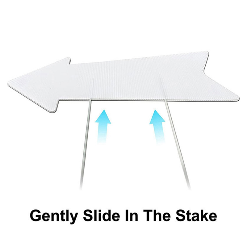 B50C Directional Arrows Signs  - مراجعة Yard Sign Blank وسعره