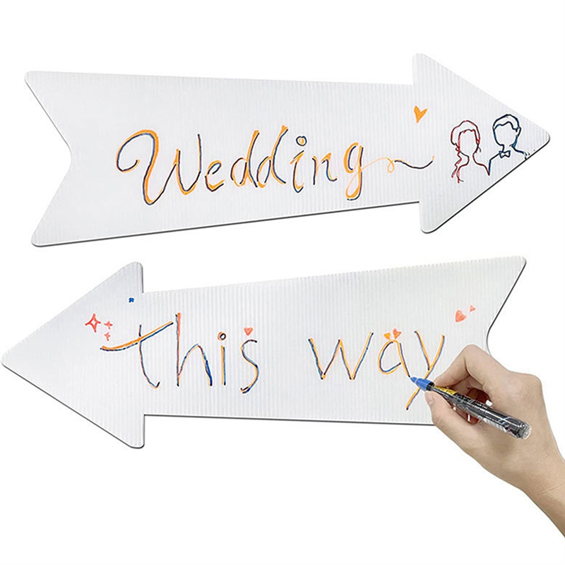 B50C Directional Arrows Signs  - مراجعة Yard Sign Blank وسعره