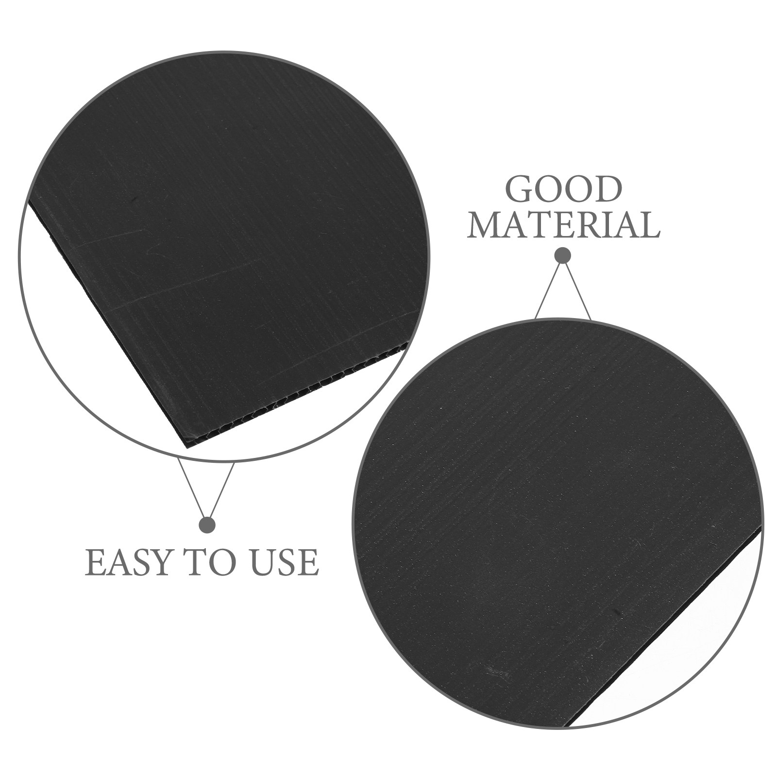 10Pcs Black Corrugated Plastic - مراجعة Yard Sign Blank وسعره