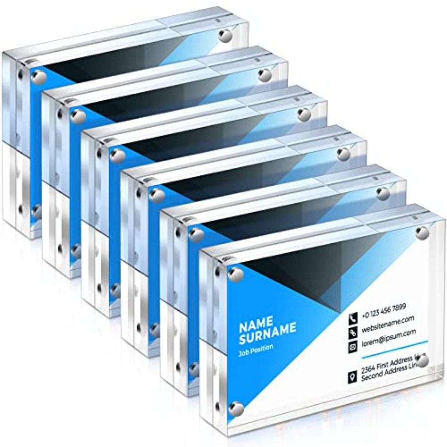 Acrylic Business Card Frame 2. - مراجعة Photo Acrylic Block وسعره