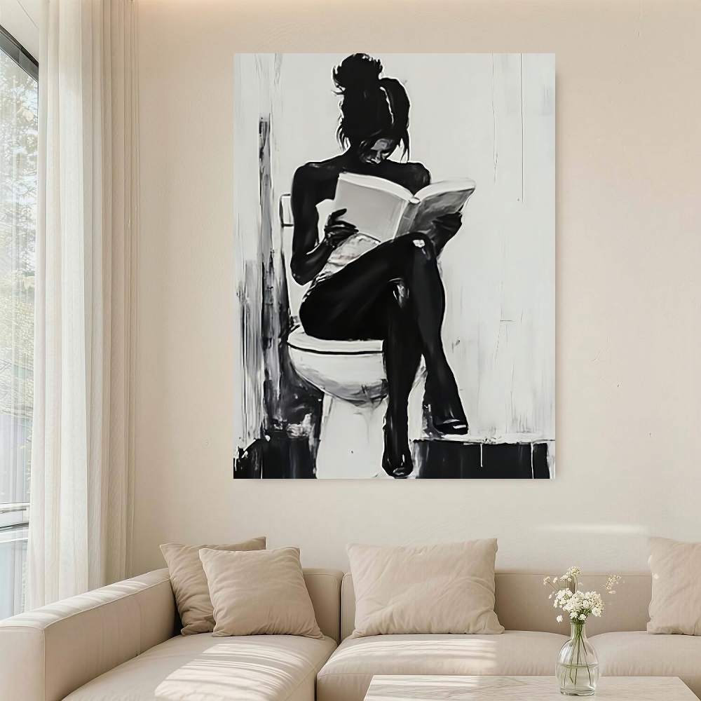 Framed 1pc Modern Abstract Wom - مراجعة Canvas Wrap Ready وسعره