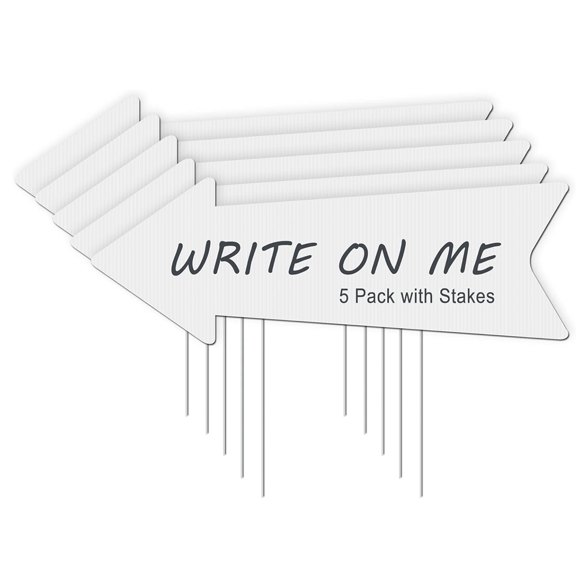 A61KK Blank Arrow Yard Signs w - مراجعة Yard Sign Blank وسعره