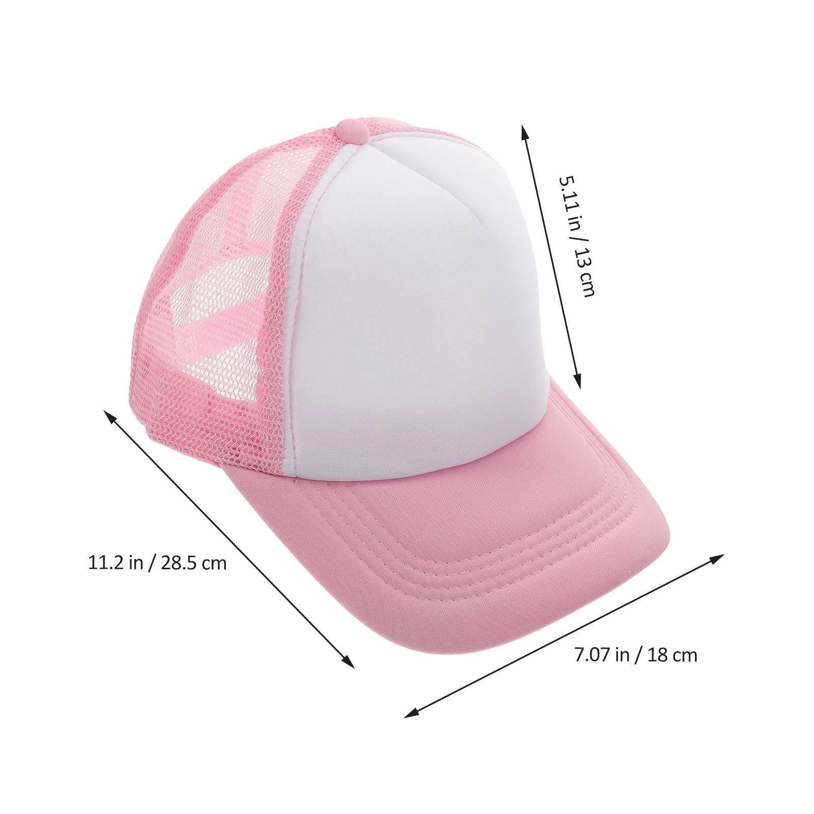 10Pcs Blank Mesh Baseball Caps - مراجعة Hat Sublimation Blank وسعره