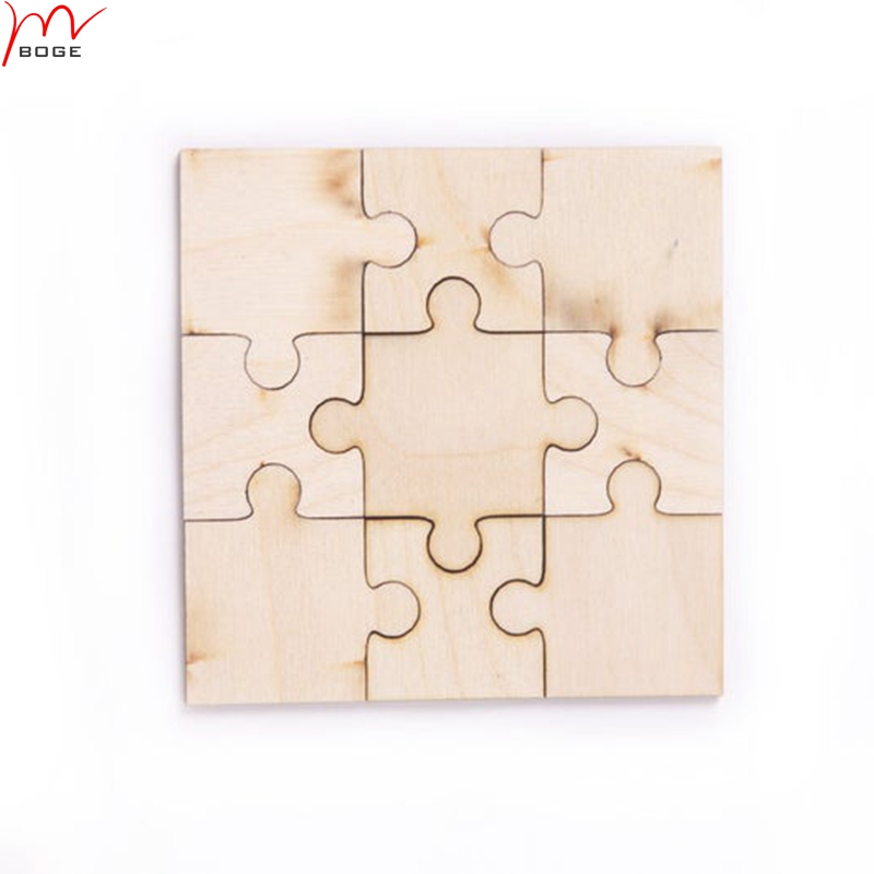 Set of 20pcs unfinished puzzle - مراجعة Puzzle Blank White وسعره