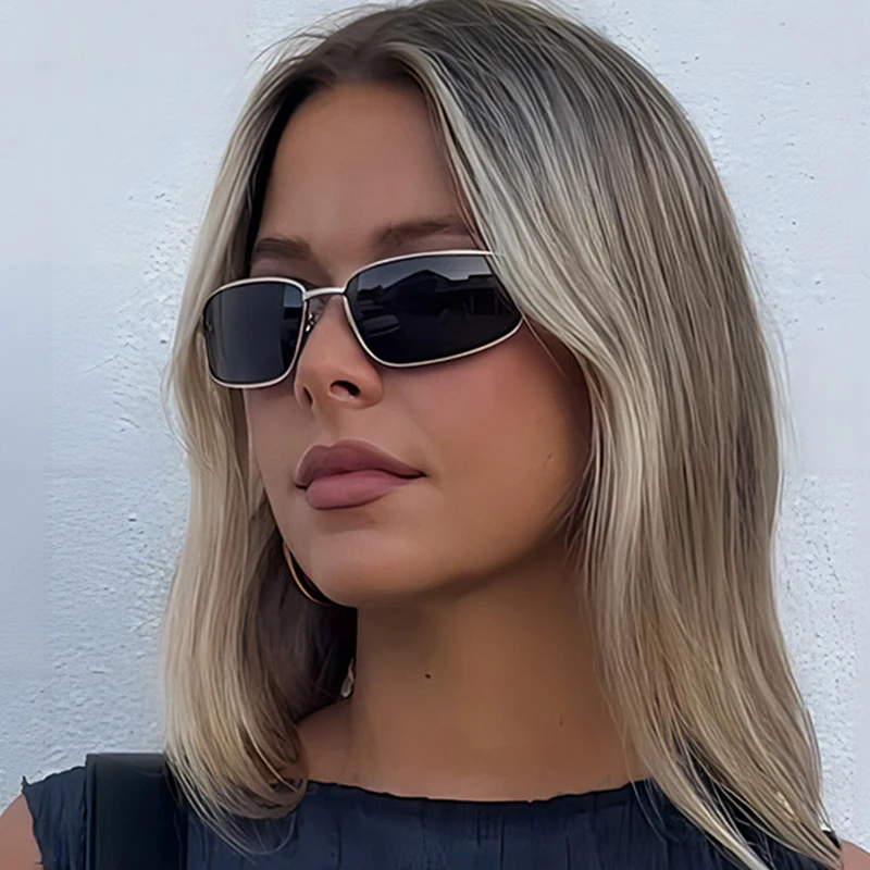 Women's y2k Sunglasses New Gla - مراجعة Metal Photo Panel وسعره