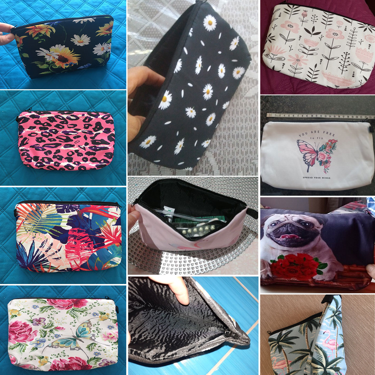 Heat Transfer Cosmetic Bags So - مراجعة Pillow Cover Sublimation وسعره