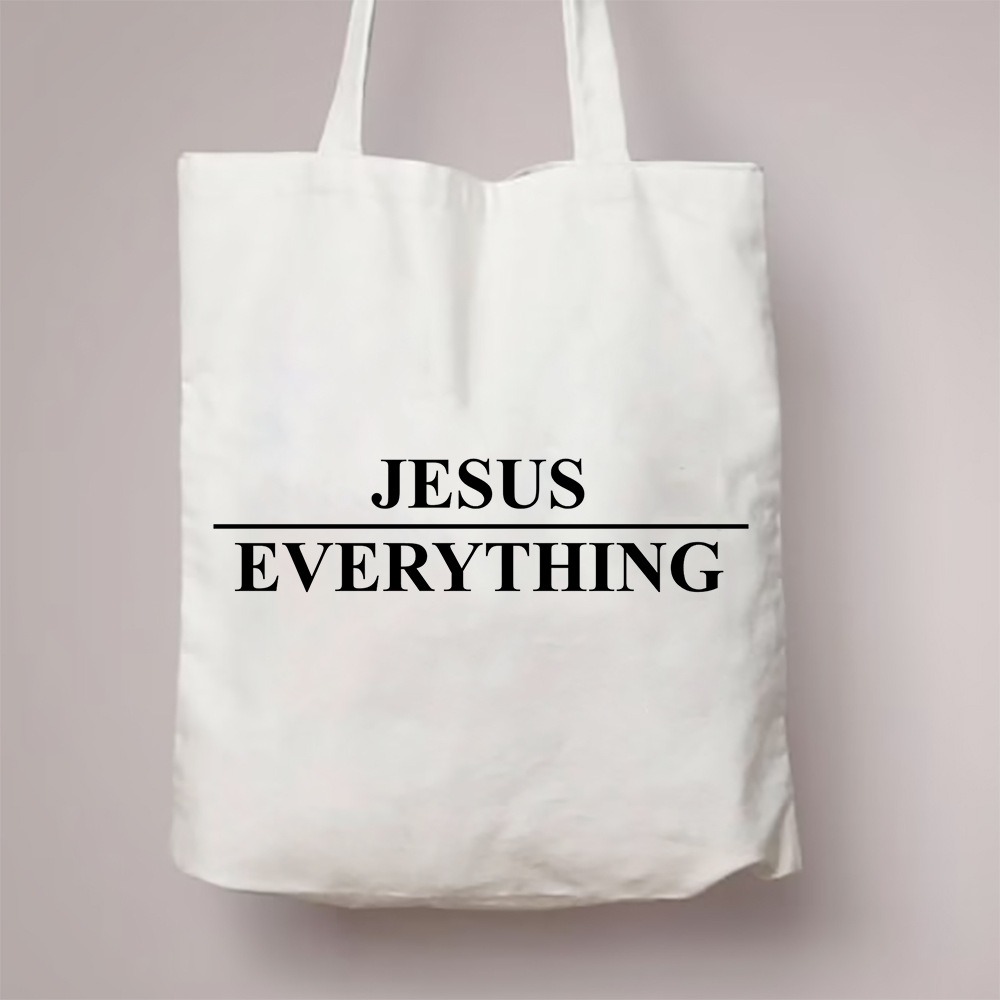 All My Hope Is in Jesus Patter - مراجعة Tote Bag Sublimation وسعره