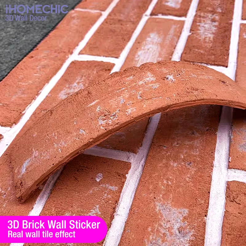 3D brick wall sticker tile 3D  - مراجعة Ceramic Tile Blank وسعره