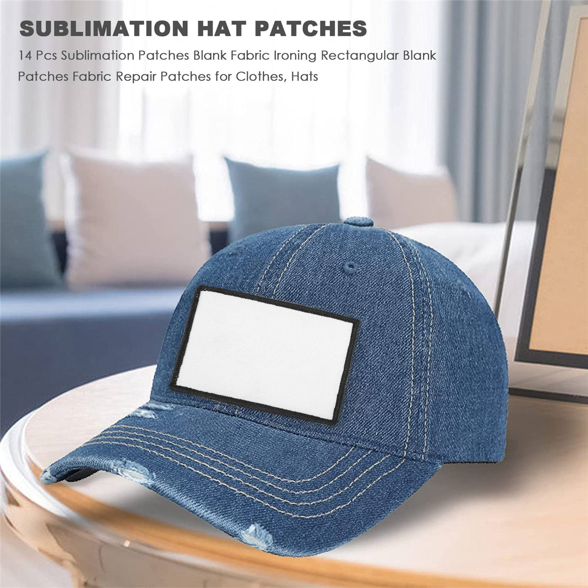 ABVA-14 Pcs Sublimation Patche - مراجعة Hat Sublimation Blank وسعره