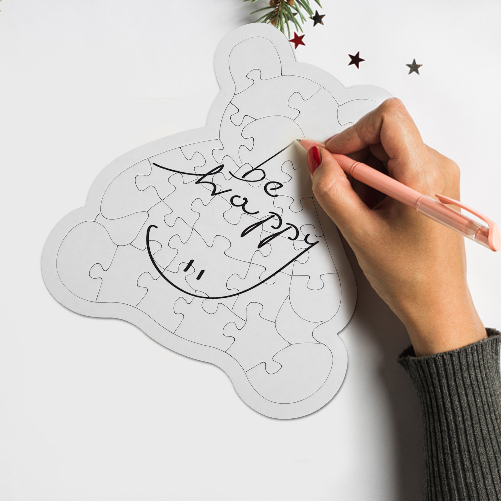 5Pcs White Blank Jigsaw Puzzle - مراجعة Puzzle Blank White وسعره