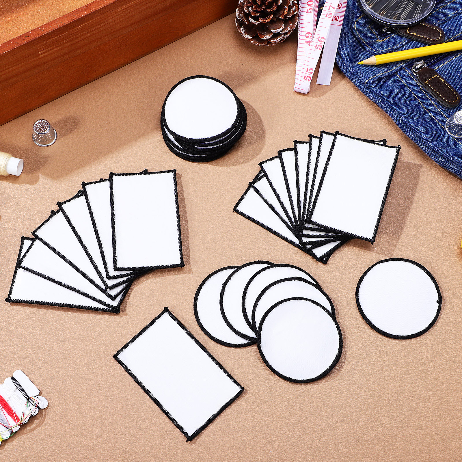 30Pcs Adhesive Backing Blank P - مراجعة Hat Sublimation Blank وسعره
