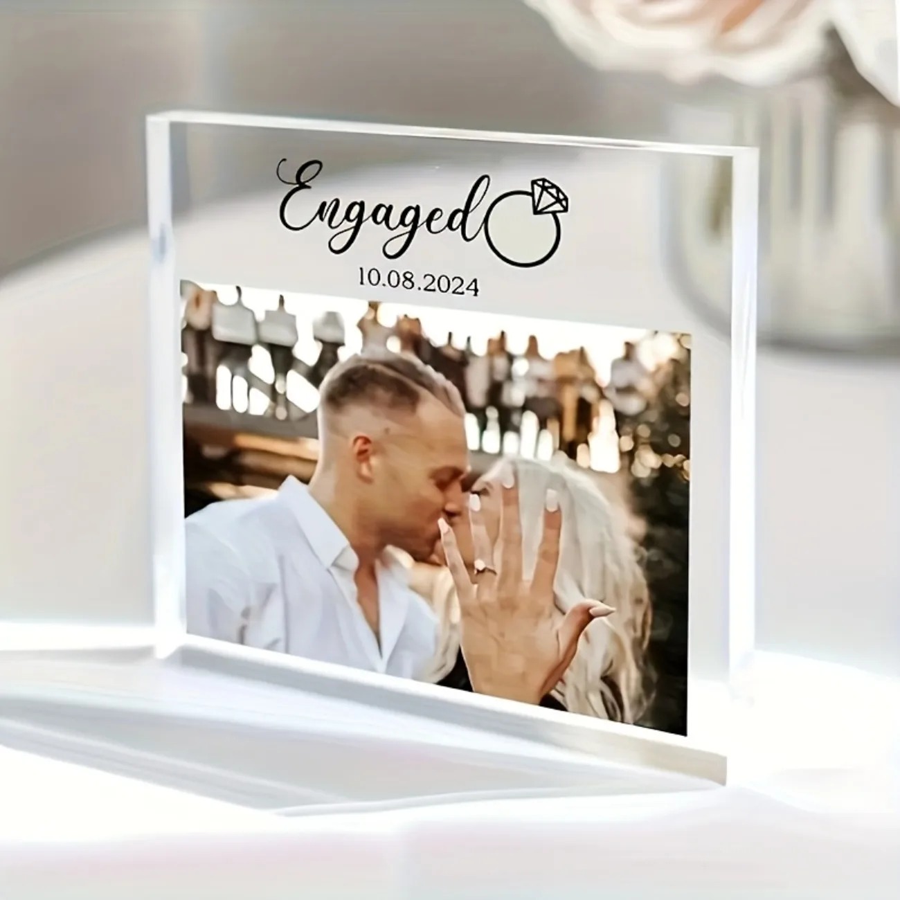 [2D Flat] Personalized Acrylic - مراجعة Photo Acrylic Block وسعره