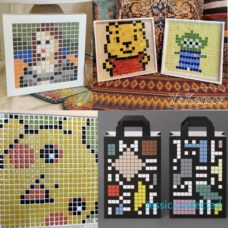 100g DIY Ceramic Mosaic Tiles  - مراجعة Ceramic Tile Blank وسعره