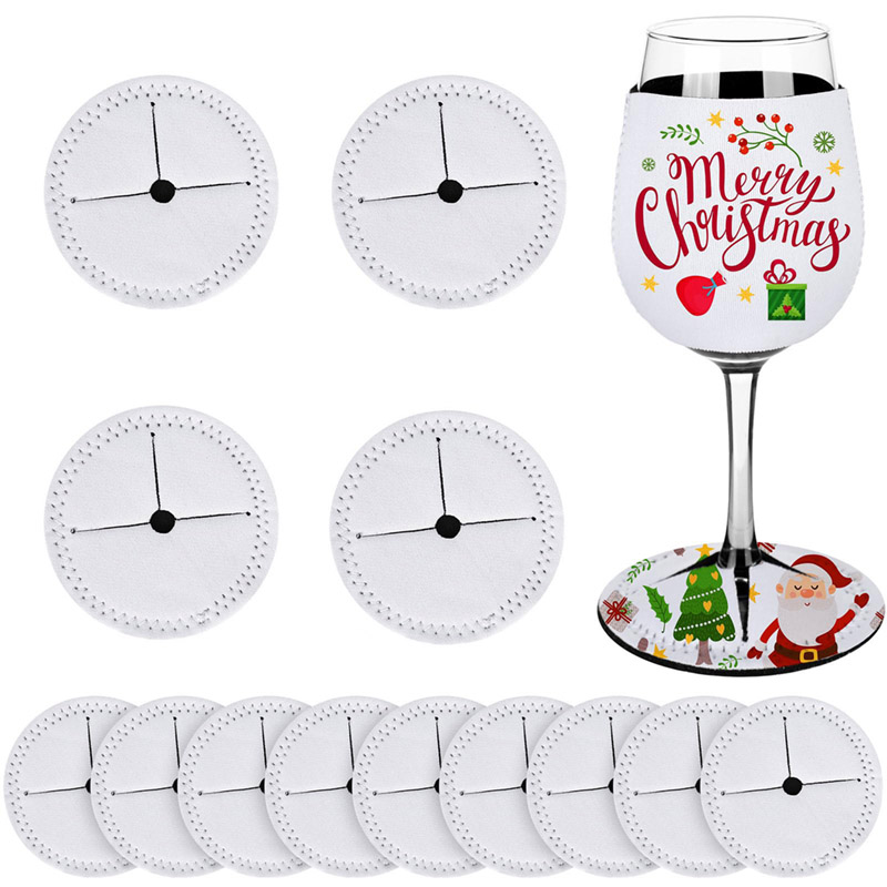 5/10Pcs Sublimation Wine Bottl - مراجعة Coaster Sublimation Blank وسعره