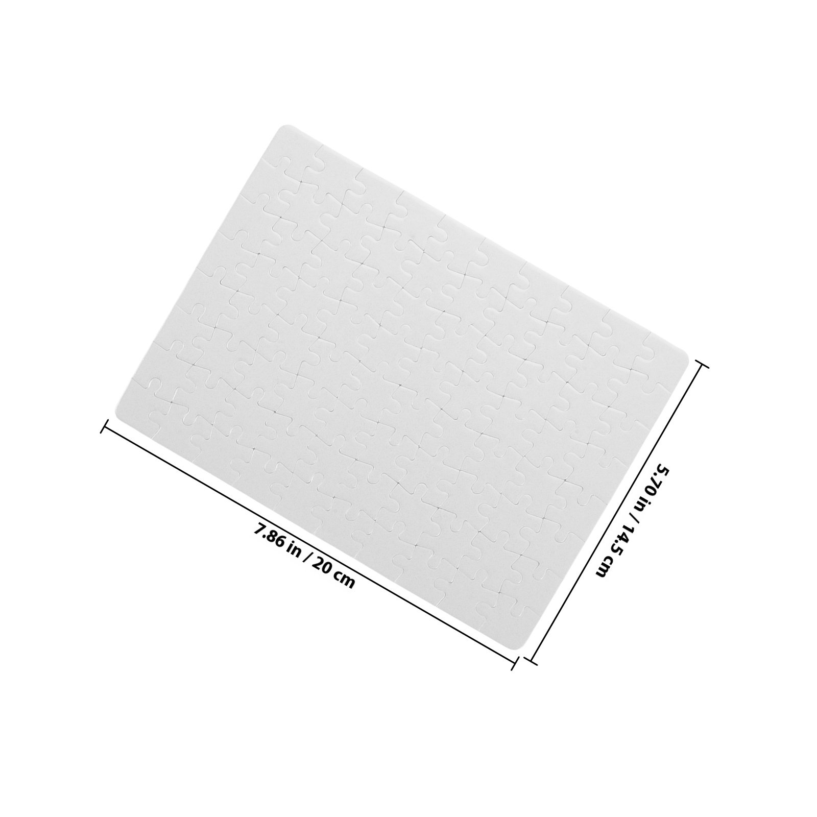 4 Sheets Blank Jigsaw Puzzle B - مراجعة Puzzle Blank White وسعره