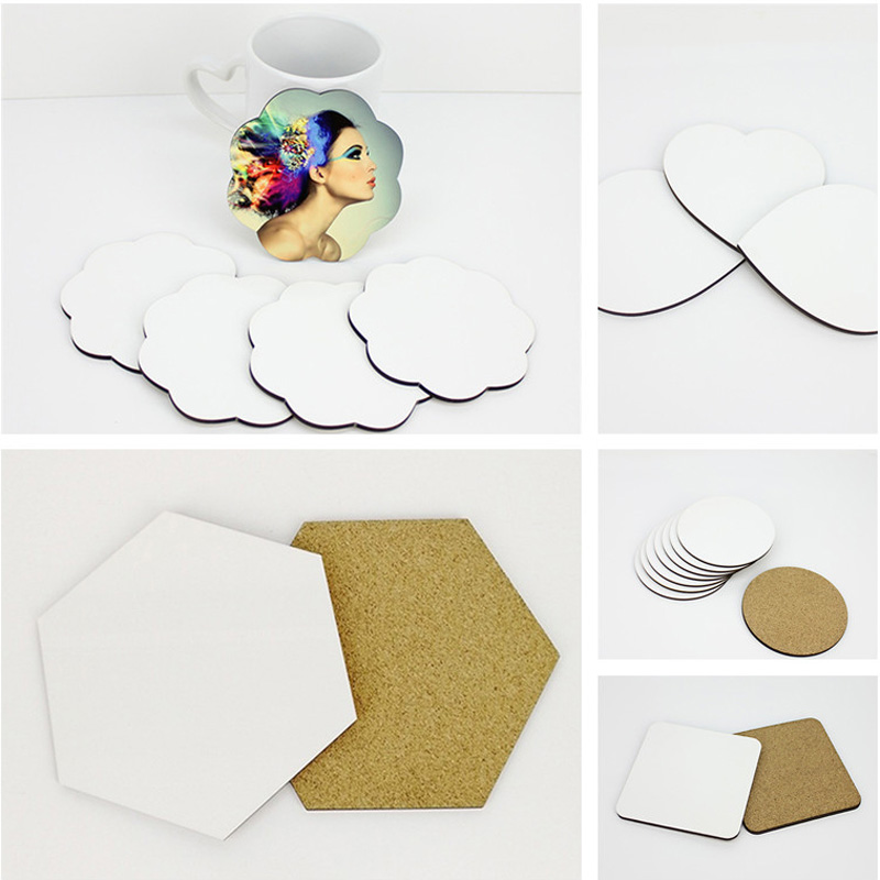 100Pcs/Lot DIY Sublimation Bla - مراجعة Coaster Sublimation Blank وسعره