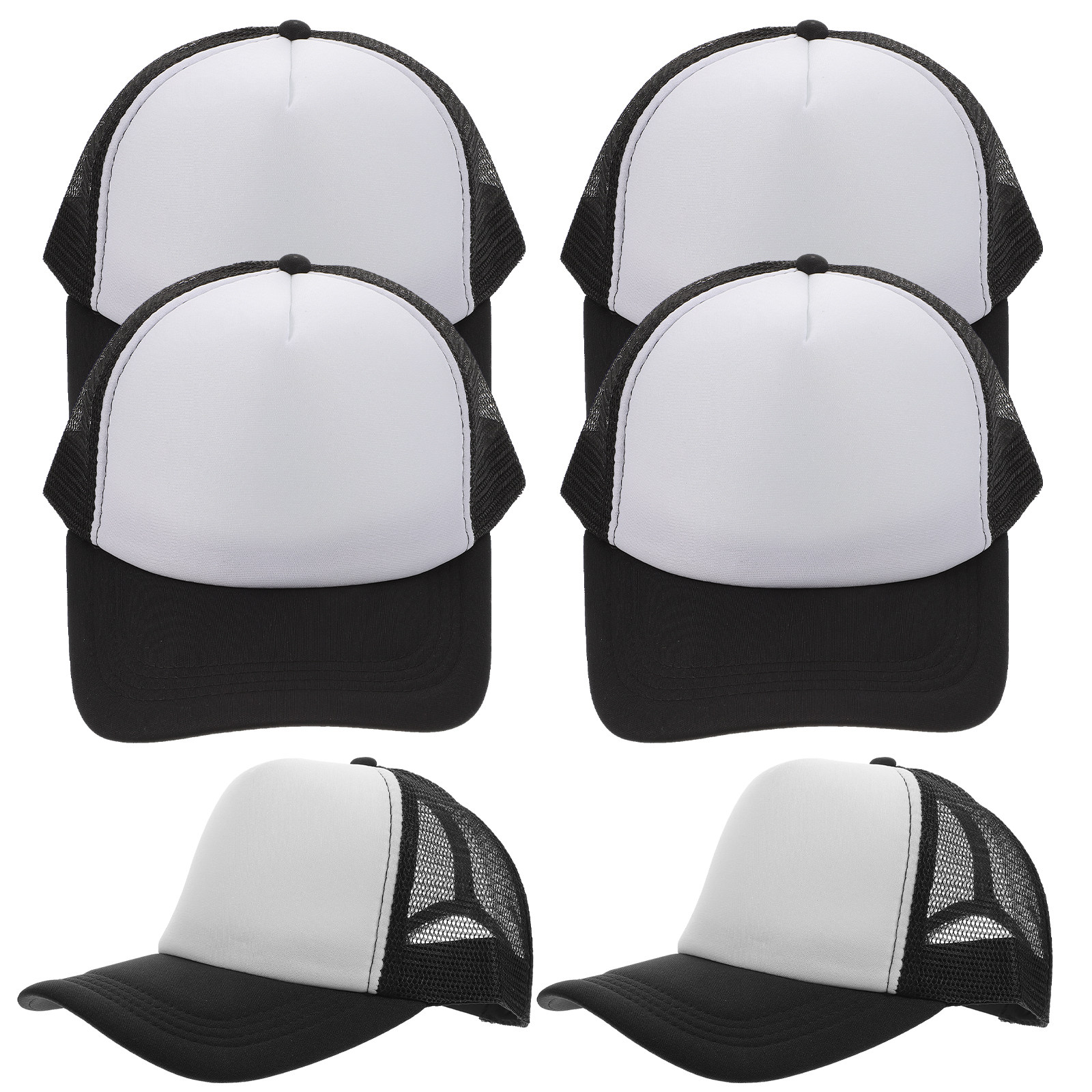 10Pcs Blank Baseball Cap Mesh  - مراجعة Hat Sublimation Blank وسعره
