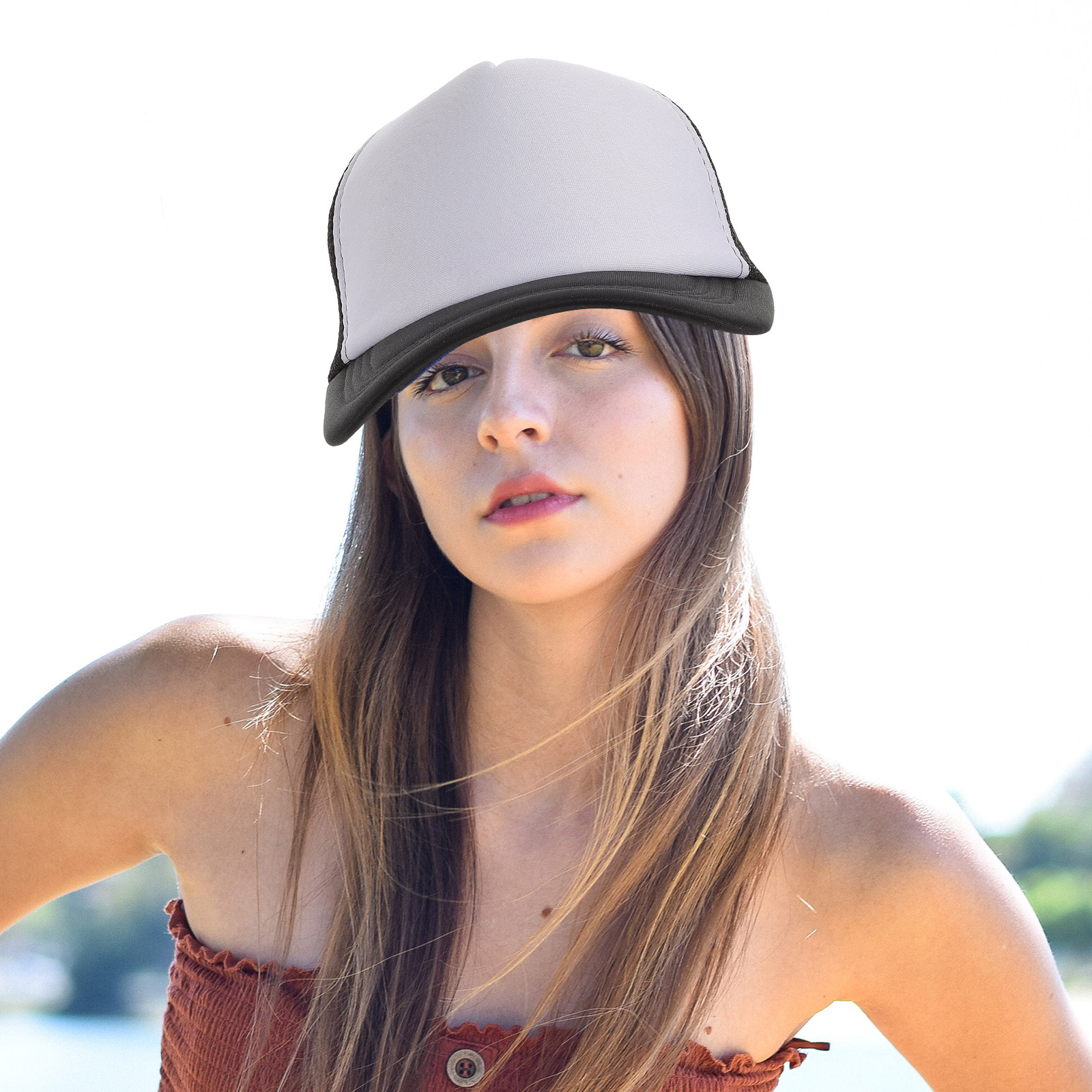 10Pcs Blank Baseball Cap Mesh  - مراجعة Hat Sublimation Blank وسعره