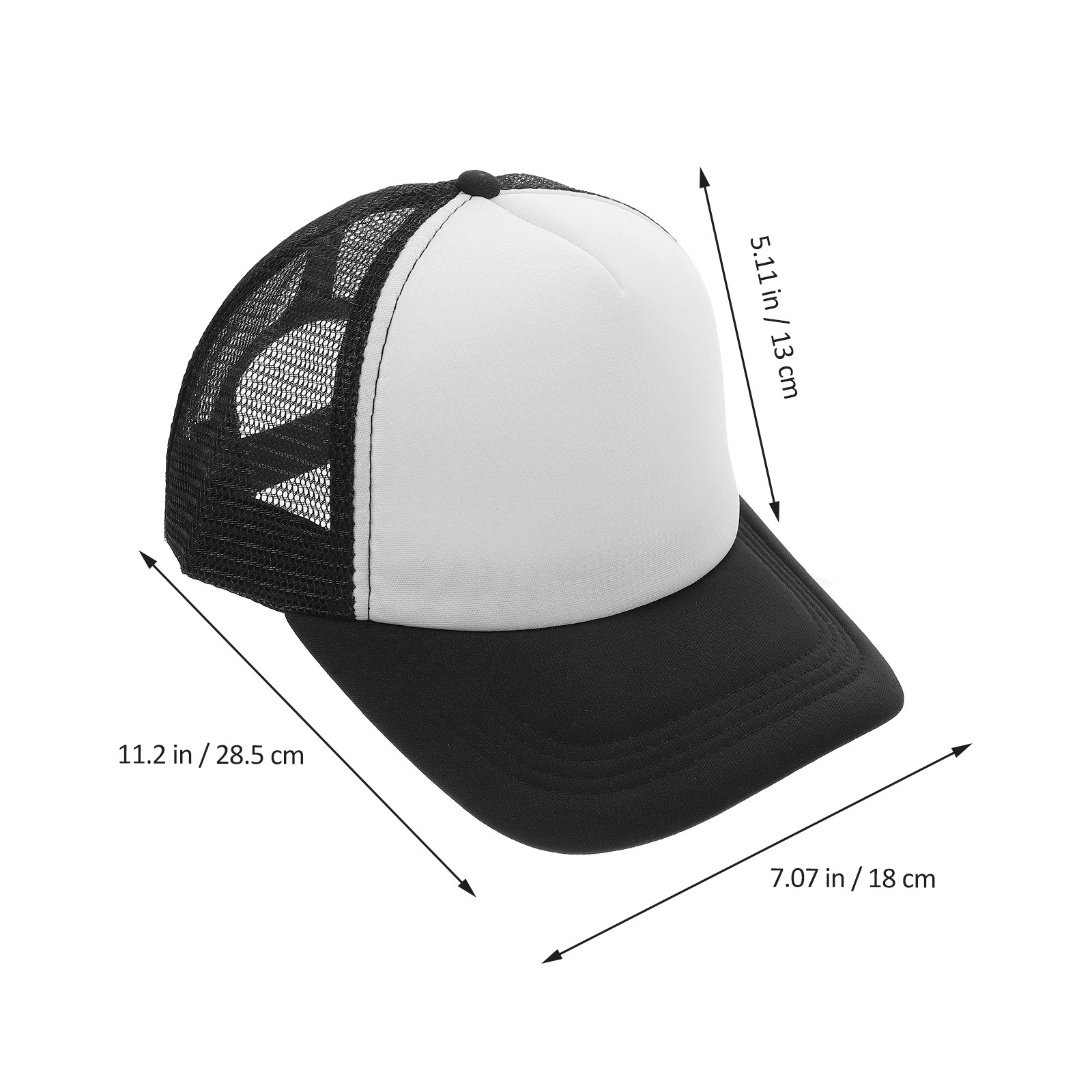 10Pcs Blank Baseball Cap Mesh  - مراجعة Hat Sublimation Blank وسعره
