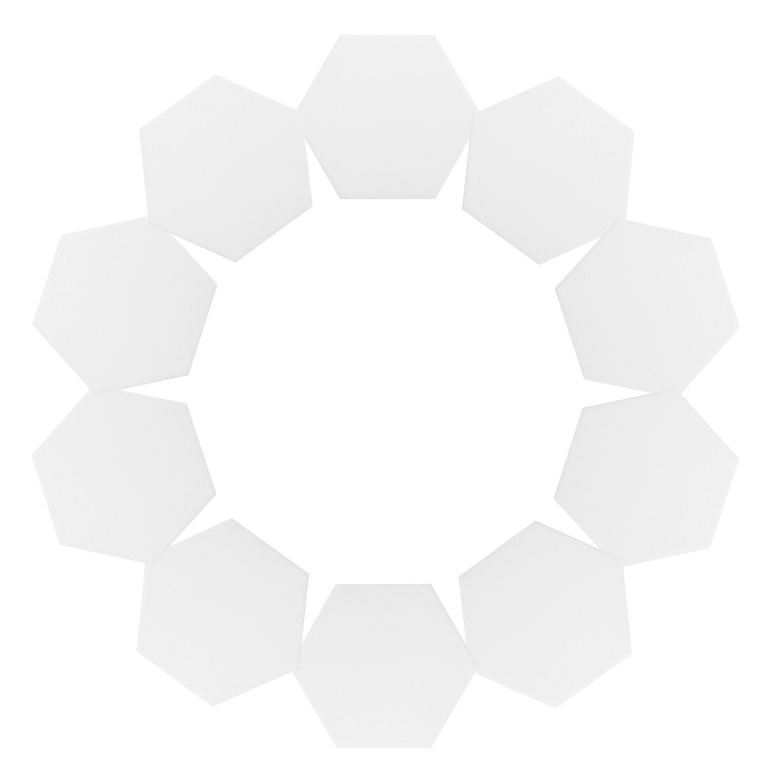 10Set White Hexagonal Ceramic  - مراجعة Coaster Sublimation Blank وسعره