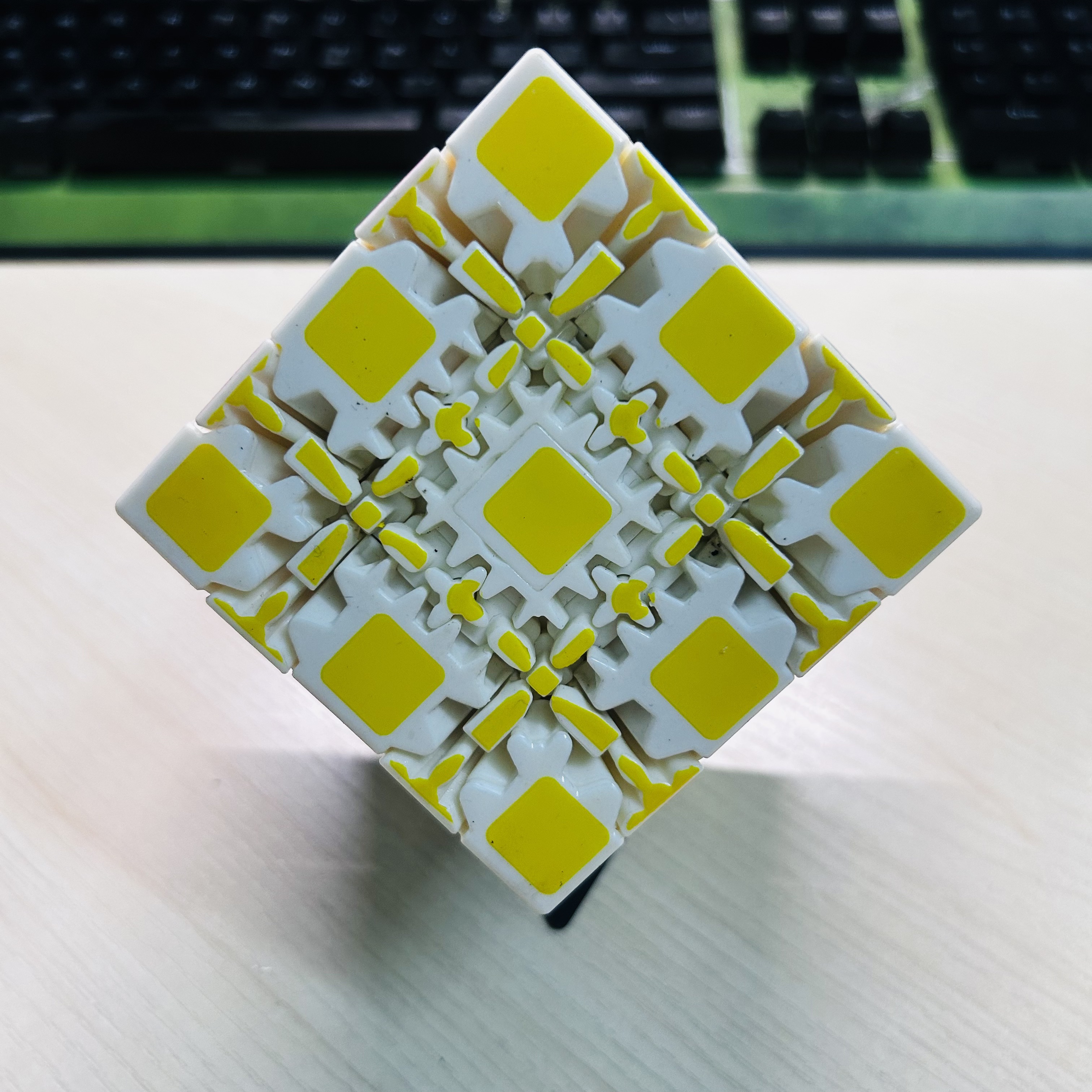 Collection Cube 5x5 Gear Cube  - مراجعة Puzzle Blank White وسعره