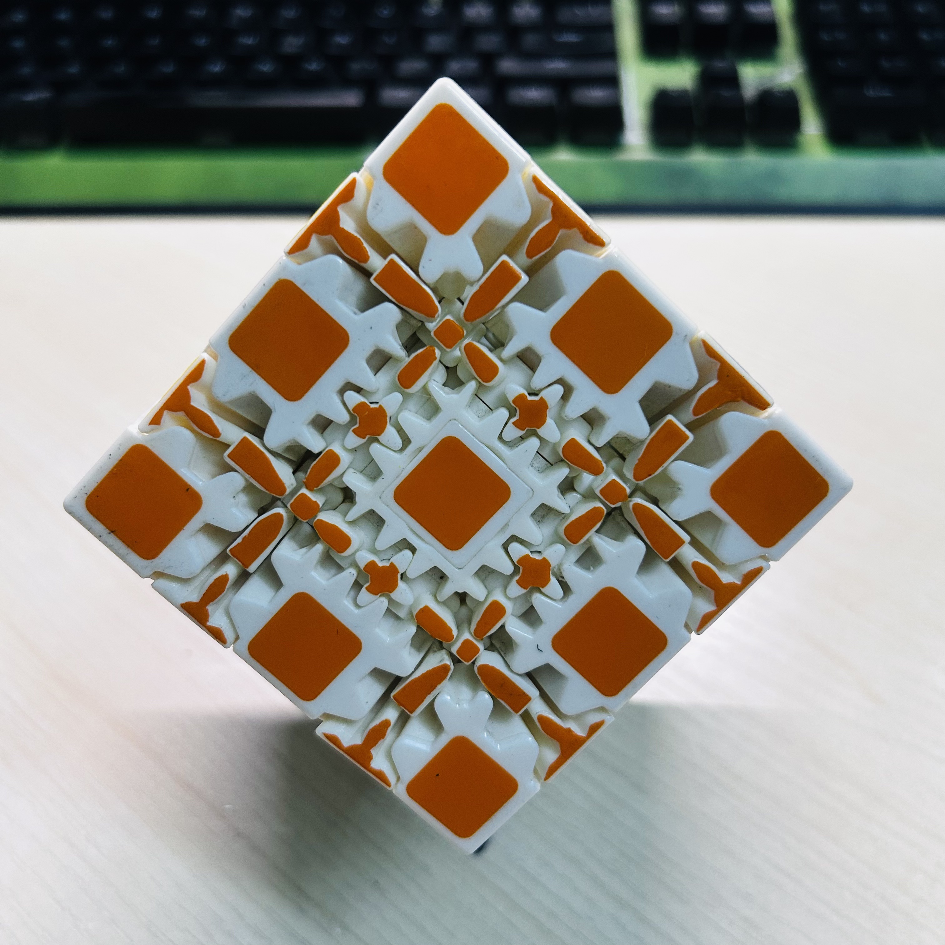 Collection Cube 5x5 Gear Cube  - مراجعة Puzzle Blank White وسعره