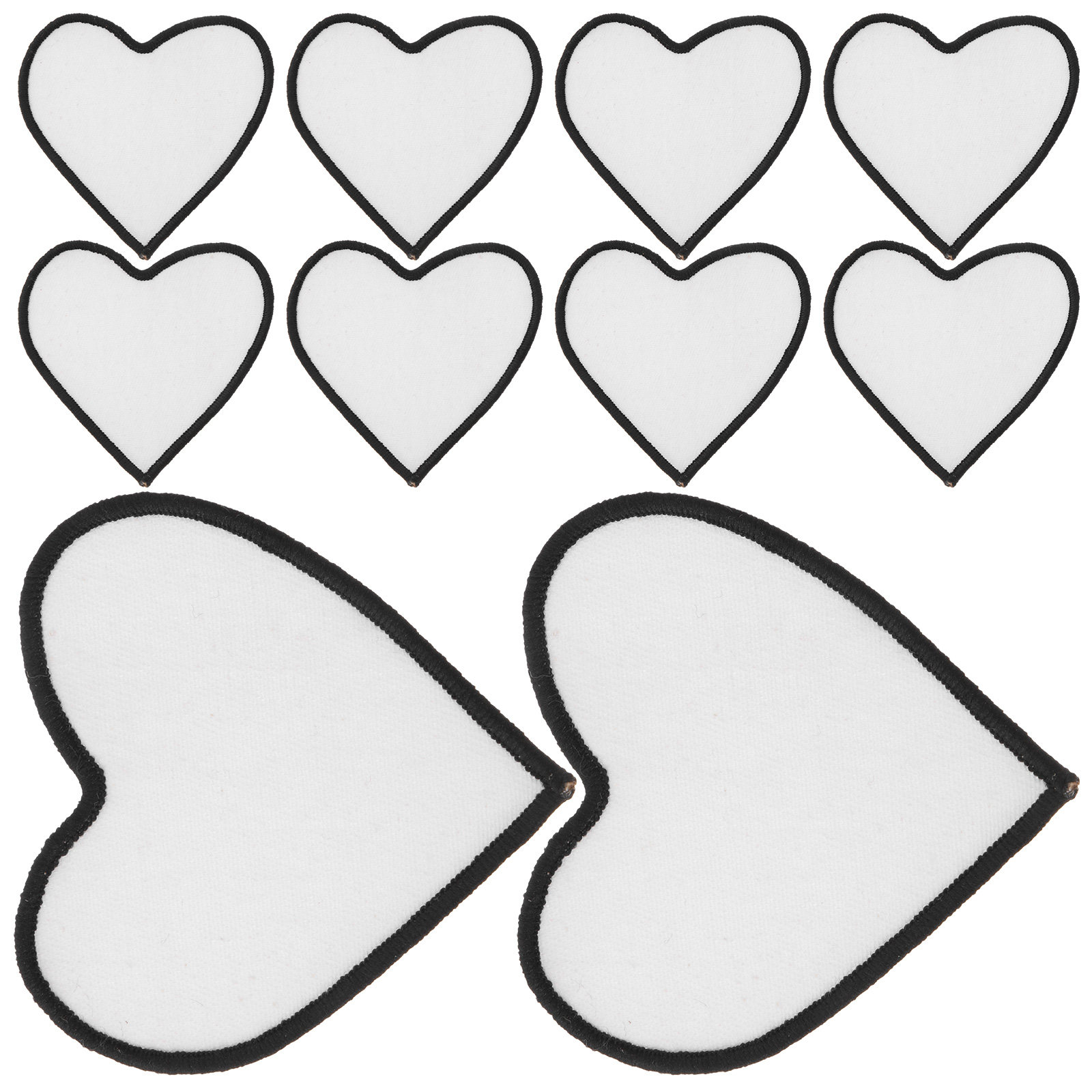 10Pcs Blank Iron-on Patch Heat - مراجعة Hat Sublimation Blank وسعره